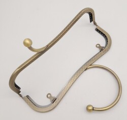 Angel Çanta Aksesuar 22 cm Bilezik Model Çanta Klipsi Çanta Bursu Antik Metal - 2