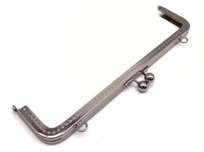 Angel Çanta Aksesuar 26 Cm Gümüş Renk Çanta Klipsi, Çanta Bursu - 1