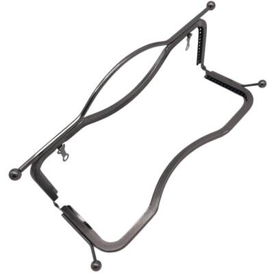 Angel Çanta Aksesuar 27 cm Üstten Tutmalı Çanta Klipsi Çanta Bursu Füme Metal - 3