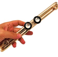 Angel Çanta Aksesuar 28 cm Taşlı Çanta Klipsi Çanta Bursu Light Gold Metalli (Vidalıdır) - 5