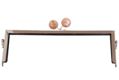 Angel Çanta Aksesuar Akrilik Toplu 26 Cm Gümüş Çanta Klipsi Dik Köşe - 1