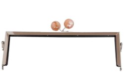 Angel Çanta Aksesuar Akrilik Toplu 26 Cm Gümüş Çanta Klipsi Dik Köşe - Angel Çanta Aksesuar