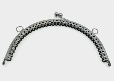 Angel Çanta Aksesuar Oval Cüzdan Klipsi 16 Cm Füme Renk - 1