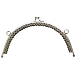 Angel Çanta Aksesuar Oval Cüzdan Klipsi 16 Cm Gümüş Renk - Angel Çanta Aksesuar