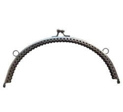 Angel Çanta Aksesuar Oval Cüzdan Klipsi 20 Cm Füme Renk - Angel Çanta Aksesuar