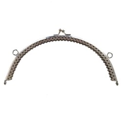 Angel Çanta Aksesuar Oval Cüzdan Klipsi 20 Cm Gümüş Renk - Angel Çanta Aksesuar