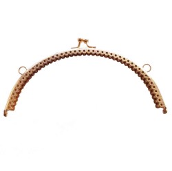 Angel Çanta Aksesuar Oval Cüzdan Klipsi 20 Cm Light Gold Renk - Angel Çanta Aksesuar