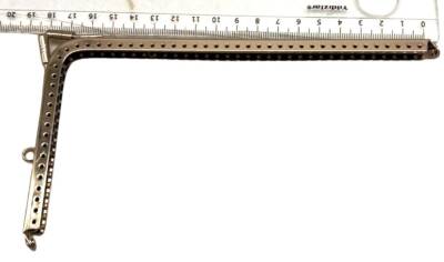 Angel Çanta Aksesuar Üçgen Telefon Çantası Bursu Klipsi 18 cm Gümüş Renk - 2