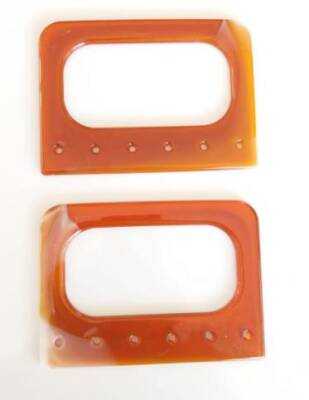 Angel Çanta Aksesuar Akrilik Görünümlü Plastik Çanta Sapı No:10 - 1