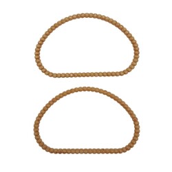 Angel Çanta Aksesuar Akrilik Görünümlü Plastik Çanta Sapı No:16 Koyu Renk - 2