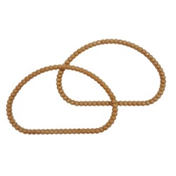 Angel Çanta Aksesuar Akrilik Görünümlü Plastik Çanta Sapı No:16 Koyu Renk - Angel Çanta Aksesuar