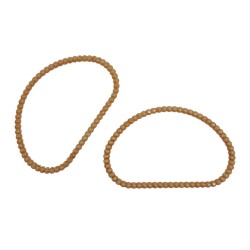 Angel Çanta Aksesuar Akrilik Görünümlü Plastik Çanta Sapı No:16 Koyu Renk - 3