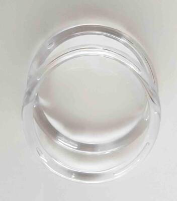 Angel Çanta Aksesuar Akrilik Görünümlü Plastik Çanta Sapı Şeffaf - 1