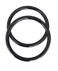 Angel Çanta Aksesuar Akrilik Görünümlü Plastik Çanta Sapı Siyah - Angel Çanta Aksesuar