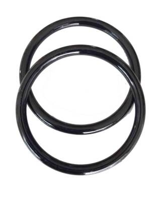 Angel Çanta Aksesuar Akrilik Görünümlü Plastik Çanta Sapı Siyah - 1