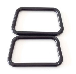 Angel Çanta Aksesuar Akrilik Görünümlü Siyah Plastik Çanta Sapı - Angel Çanta Aksesuar