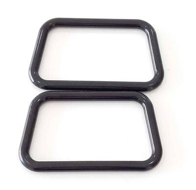 Angel Çanta Aksesuar Akrilik Görünümlü Siyah Plastik Çanta Sapı - 1