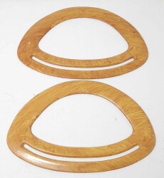 Angel Çanta Aksesuar Bambu Görünümlü Plastik Çanta Sapı - Angel Çanta Aksesuar