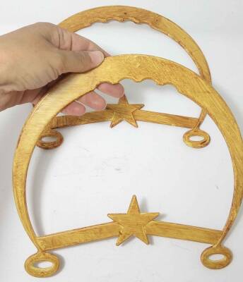 Angel Çanta Aksesuar Bambu Görünümlü Plastik Çanta Sapı - 1