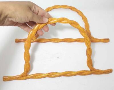 Angel Çanta Aksesuar Bambu Görünümlü Plastik Çanta Sapı - 1