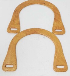 Angel Çanta Aksesuar Bambu Görünümlü Plastik Çanta Sapı - Angel Çanta Aksesuar