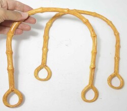 Angel Çanta Aksesuar Bambu Görünümlü Plastik Çanta Sapı - Angel Çanta Aksesuar