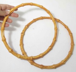 Angel Çanta Aksesuar Bambu Görünümlü Plastik Çanta Sapı - Angel Çanta Aksesuar