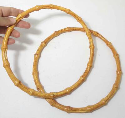 Angel Çanta Aksesuar Bambu Görünümlü Plastik Çanta Sapı - 1