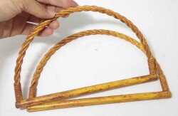 Angel Çanta Aksesuar Bambu Görünümlü Plastik Çanta Sapı - Angel Çanta Aksesuar