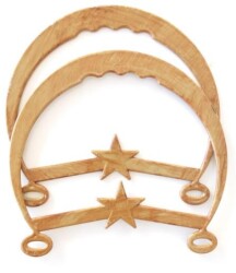 Angel Çanta Aksesuar Bambu Görünümlü Plastik Çanta Sapı B15 - Angel Çanta Aksesuar