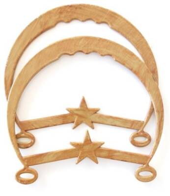 Angel Çanta Aksesuar Bambu Görünümlü Plastik Çanta Sapı B15 - 1