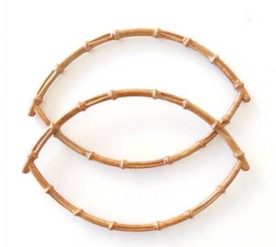 Angel Çanta Aksesuar Bambu Görünümlü Plastik Çanta Sapı B18 - 1