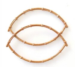 Angel Çanta Aksesuar Bambu Görünümlü Plastik Çanta Sapı B18 - Angel Çanta Aksesuar