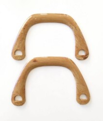 Angel Çanta Aksesuar Bambu Görünümlü Plastik Çanta Sapı B22 - Angel Çanta Aksesuar