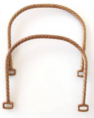 Angel Çanta Aksesuar Bambu Görünümlü Plastik Çanta Sapı B27 - 1