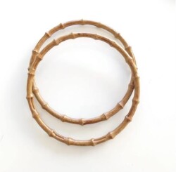 Angel Çanta Aksesuar Bambu Görünümlü Plastik Çanta Sapı B4 - Angel Çanta Aksesuar