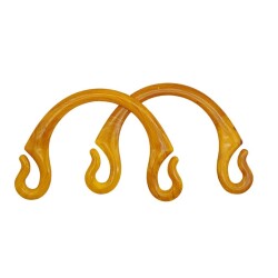 Angel Çanta Aksesuar Bambu Görünümlü Plastik Çanta Sapı No:28 Açık Renk - Angel Çanta Aksesuar