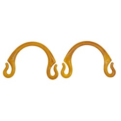 Angel Çanta Aksesuar Bambu Görünümlü Plastik Çanta Sapı No:28 Açık Renk - 2