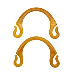 Angel Çanta Aksesuar Bambu Görünümlü Plastik Çanta Sapı No:28 Açık Renk - 3