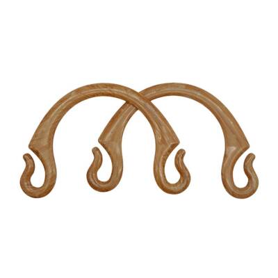 Angel Çanta Aksesuar Bambu Görünümlü Plastik Çanta Sapı No:28 Koyu Renk - 1