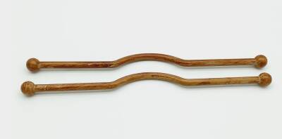 Angel Çanta Aksesuar Koyu Renk Bambu Görünümlü Plastik Çanta Sapı - 1