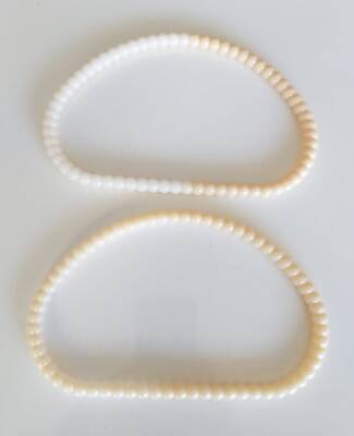 Angel Çanta Aksesuar Akrilik Görünümlü Plastik Çanta Sapı No:16 Krem Renk - 1