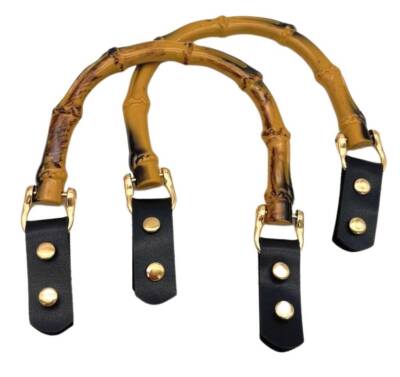 Angel Çanta Aksesuar Troklu Siyah Derili Plastik Çanta Sapı - 1