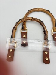 Angel Çanta Aksesuar Troklu Taba Derili Plastik Çanta Sapı - 2