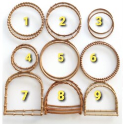 Bambu görünümlü plastik çanta sapı B24 - 2