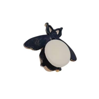 Angel Çanta Aksesuar Plastik Arılı Süs Light Gold Renk - 5