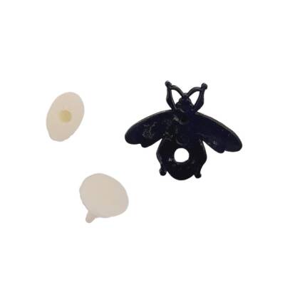 Angel Çanta Aksesuar Plastik Arılı Süs Light Gold Renk - 3