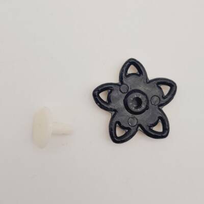 Angel Çanta Aksesuar Plastik Çiçek Model Süs Light Gold Renk - 3