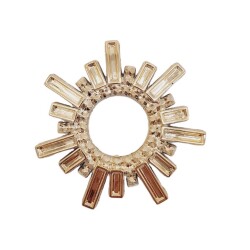 Angel Çanta Aksesuar Plastik Güneş Model Süs Light Gold Renk - Angel Çanta Aksesuar