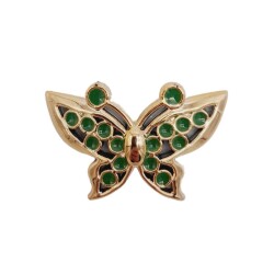 Angel Çanta Aksesuar Plastik Kelebek Süs Light Gold Renk - Angel Çanta Aksesuar